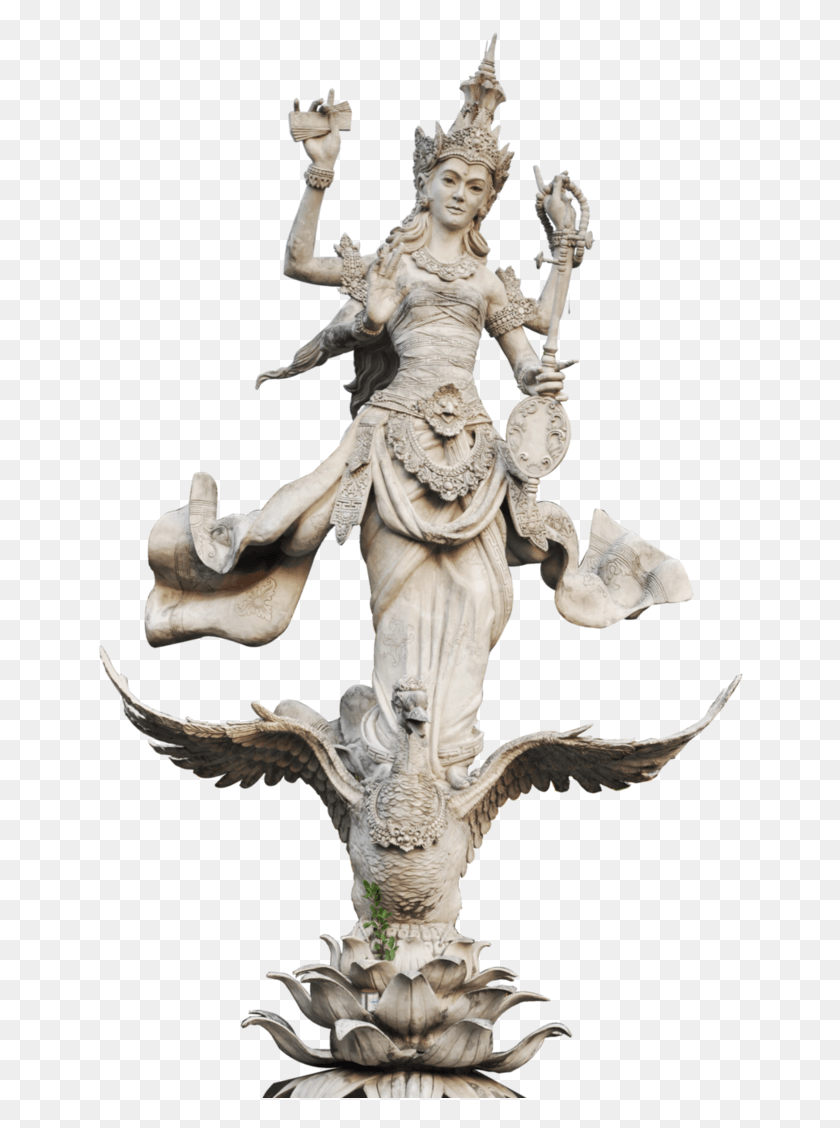 646x1068 Saraswati Transparent Saraswati, Sculpture, Statue HD PNG Download