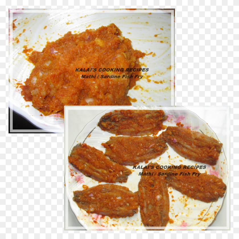 800x800 Sardines Fillets Fish Fry With Onion Curry, Meal, Food, Dish HD PNG Download