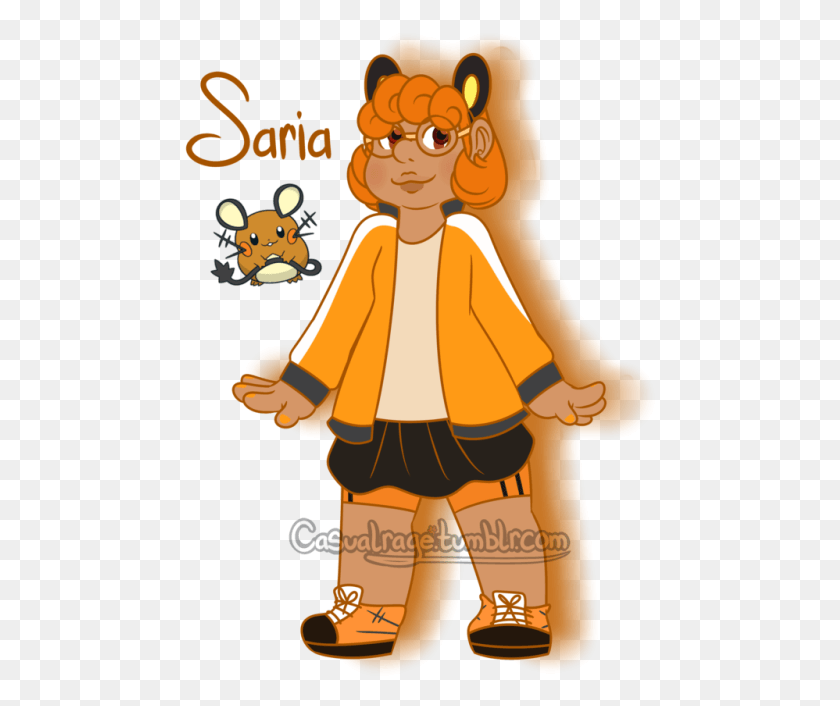 472x646 Saria Is A Sweet Looking Dedenne Who Will Knock You Cartoon, Person, Human, Clothing HD PNG Download