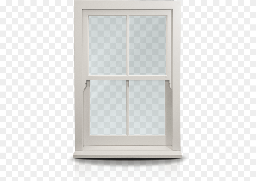 396x593 Sash On Springs With Vertical Bar And External Sill Non Bar Sash Window Sticker PNG