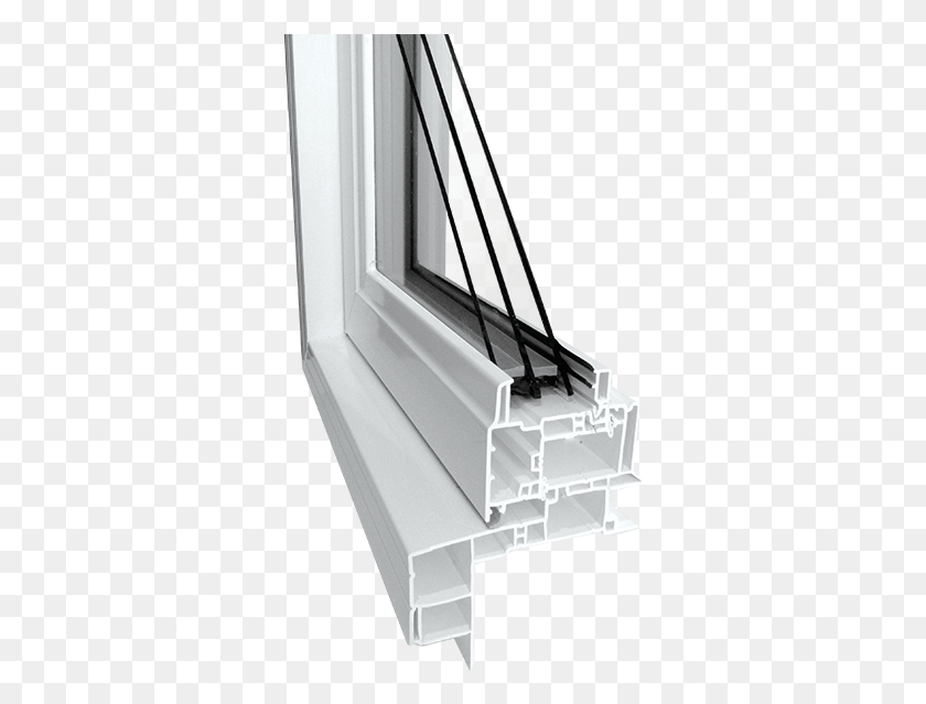 328x579 Sash Window, Staircase, Gutter, Concrete HD PNG Download