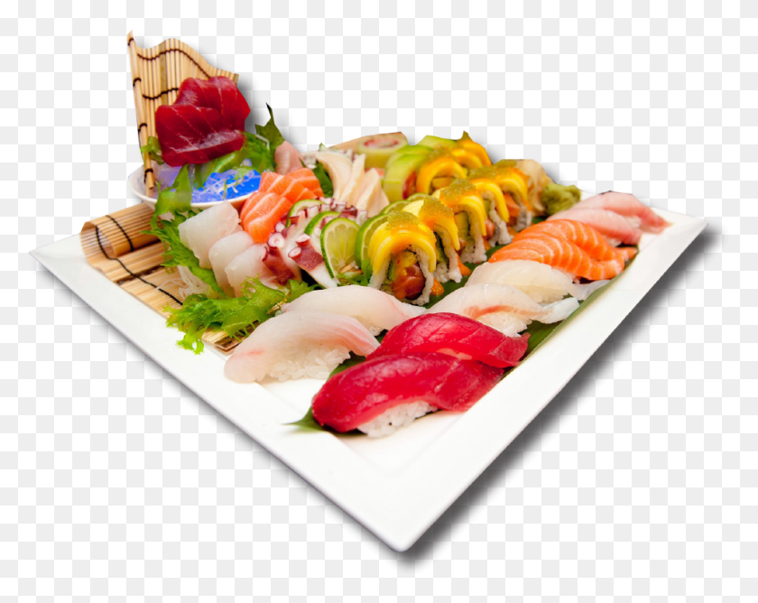 959x748 Sashimi, Sushi, Food, Dish HD PNG Download