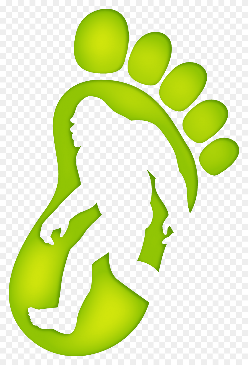 1900x2873 Sasquatch Clipart Transparent Bigfoot Decal, Green, Graphics HD PNG Download