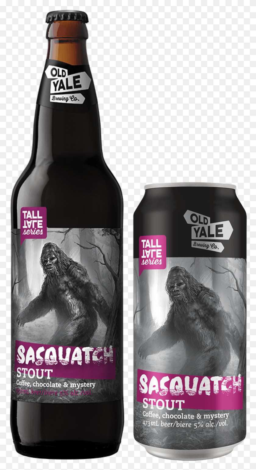 874x1662 Sasquatch Web Old Yale Sasquatch Stout, Beer, Alcohol, Beverage HD PNG Download