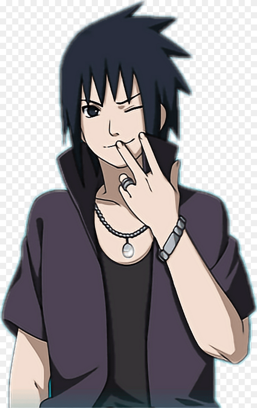 Sasuke Uchiha Download Stiker Sasuke Uchiha, Book, Comics, Publication, Adult PNG