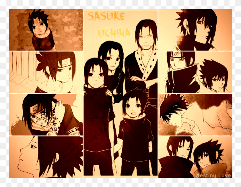 1273x968 Descargar Png / Sasuke Uchiha Sasuke Uchiha Family Destiny Memoris Cartoon, Manga, Comics, Book Hd Png