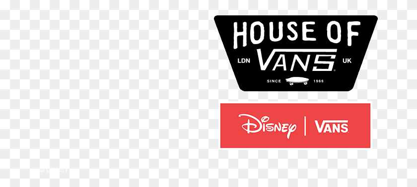 682x317 Sat 4th Jun Vans X Disney Logo, Label, Text, Symbol HD PNG Download