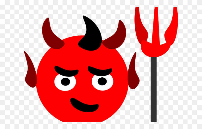 640x480 Сатана Клипарт Devil Emoji Рубашка, Растение, Хэллоуин, Pac Man Hd Png Скачать