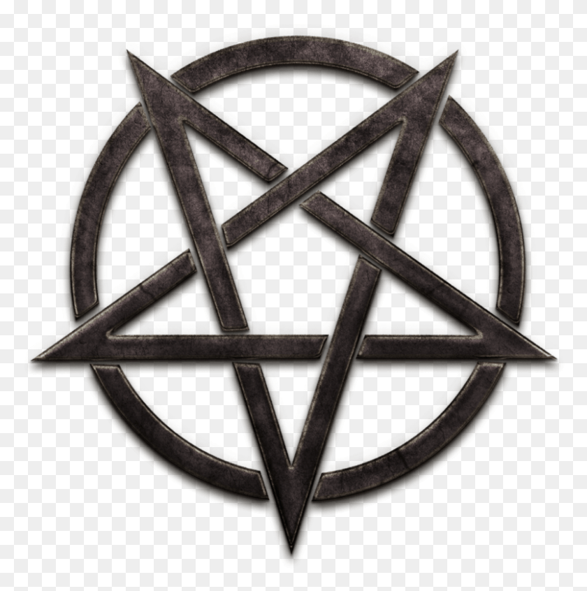 802x809 Логотип Сатаны, Символ, Звездный Символ Hd Png Скачать