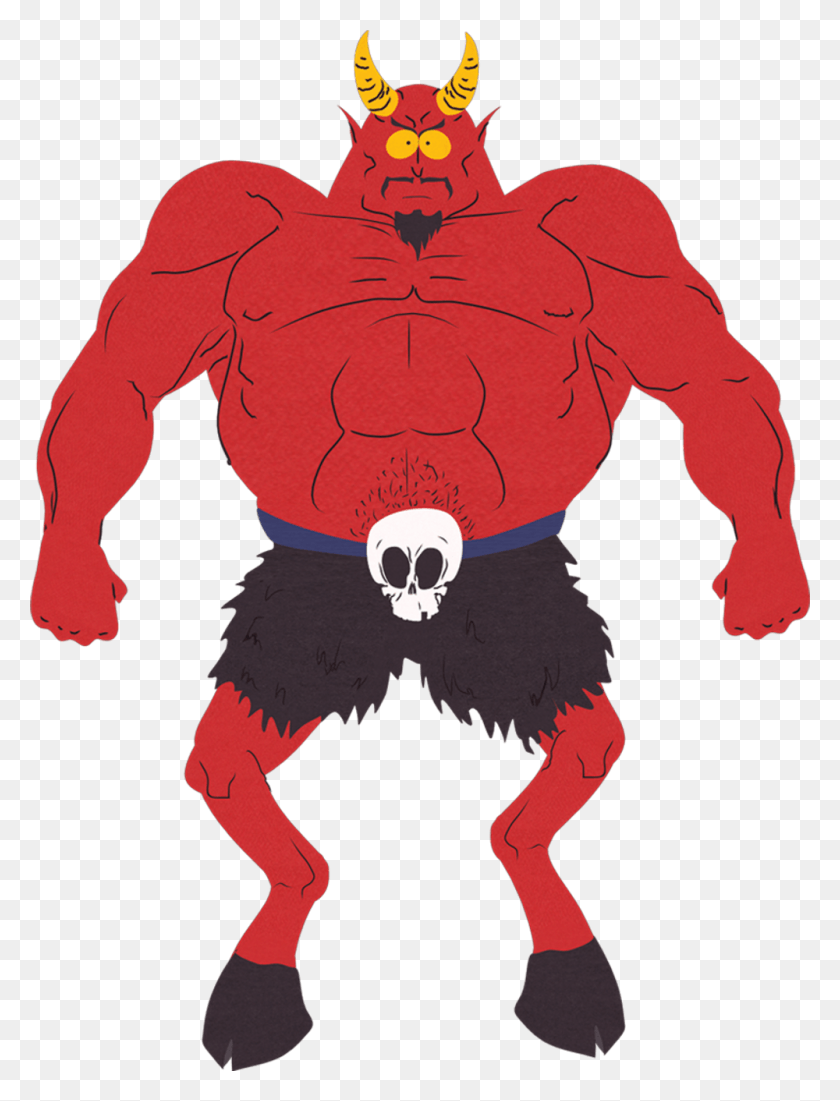1000x1335 Satan South Park .png, Animal, Toy, Person HD PNG Download