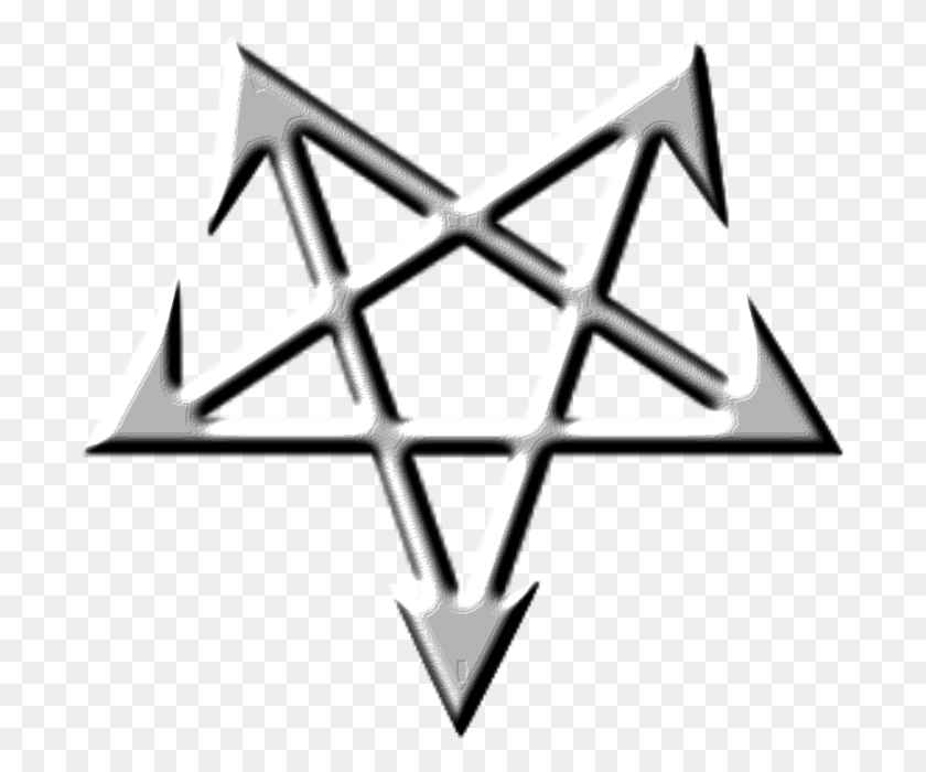 693x640 Сатанинская Пентаграмма, Символ, Звездный Символ, Пианино Png Скачать