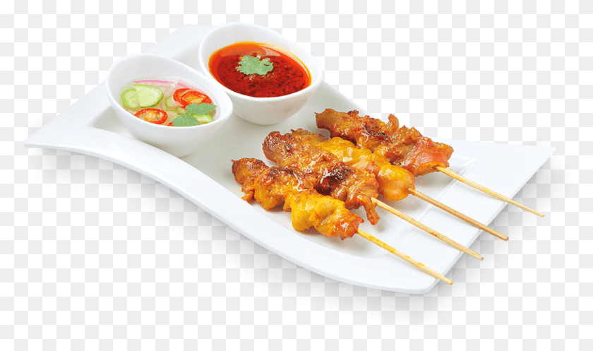 951x533 Satay Chicken Thai Pork Satay, Meal, Food, Dish HD PNG Download