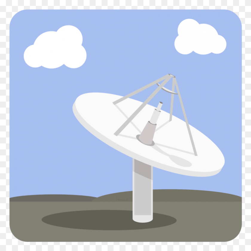 803x803 Satellite Clipart Base Ground Satellite Clip Art, Antenna, Electrical Device, Radio Telescope HD PNG Download