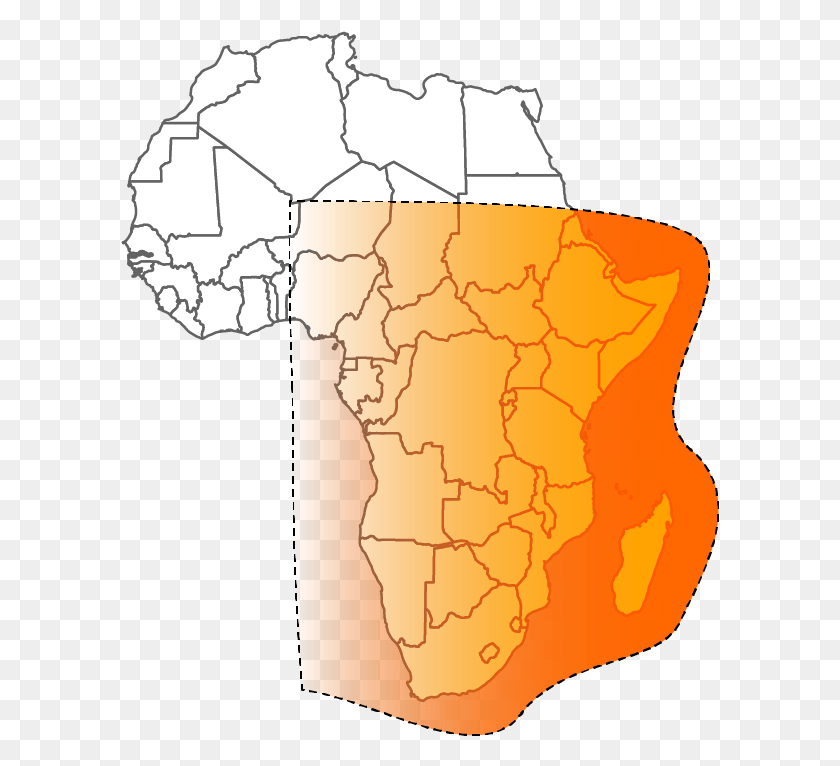 599x706 Satellite Clipart Dth Blank Africa Map Printable, Diagram, Atlas, Plot HD PNG Download