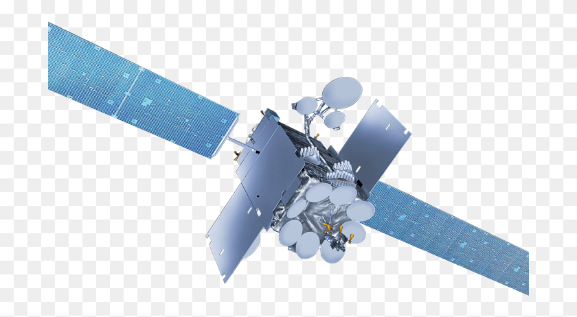 701x402 Satellite Transparent Transparent Background Inmarsat I 4 Satellite, Space Station, Ceiling Fan, Appliance HD PNG Download