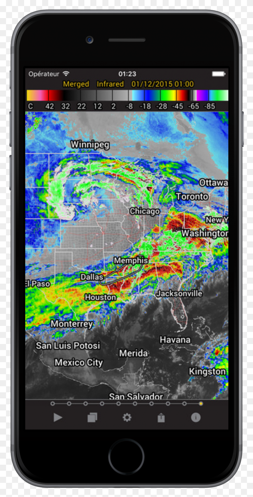 798x1624 Satellite Weather Mobile Provides Visible Infrared Iphone, Mobile Phone, Phone, Electronics HD PNG Download