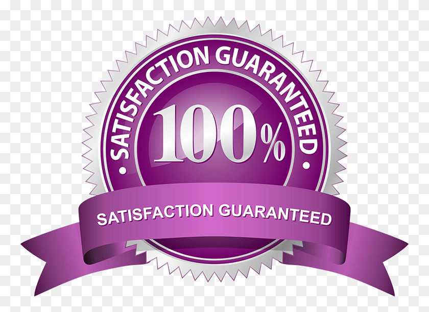 763x551 Satisfaction Guarantee Background Satisfaction Guarantee Purple, Clothing, Apparel, Text Descargar Hd Png