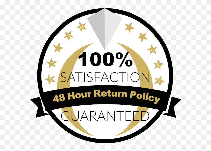 600x543 Satisfaction Guarantee Circle, Label, Text, Paper HD PNG Download