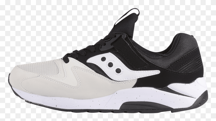 1137x598 Saucony Grid 9000 Hallowed Pack White Black Sneakers, Shoe, Footwear, Clothing HD PNG Download