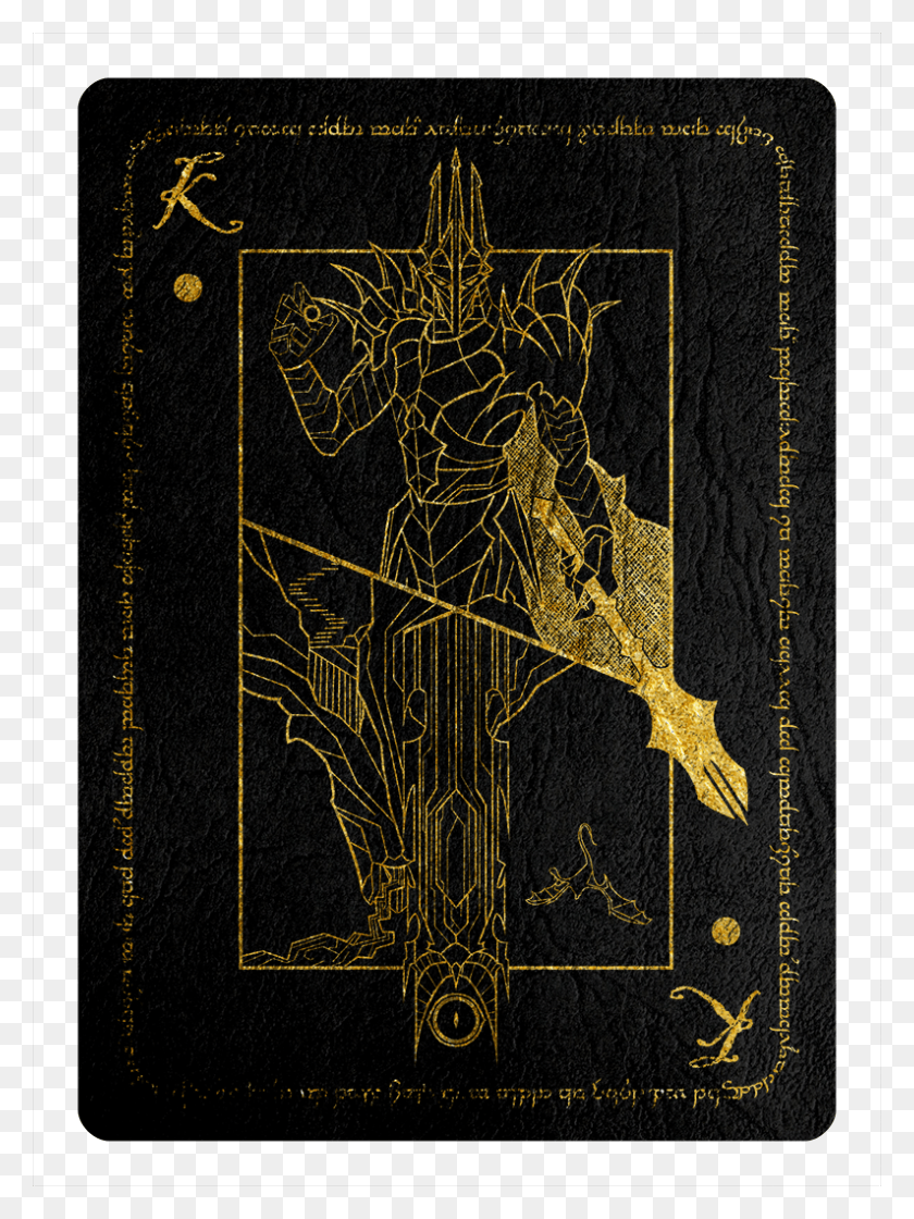 794x1080 Sauron The Great Eye King Of Spades By Tmc Ink Christmas Tree, Rug, Text, Paper HD PNG Download