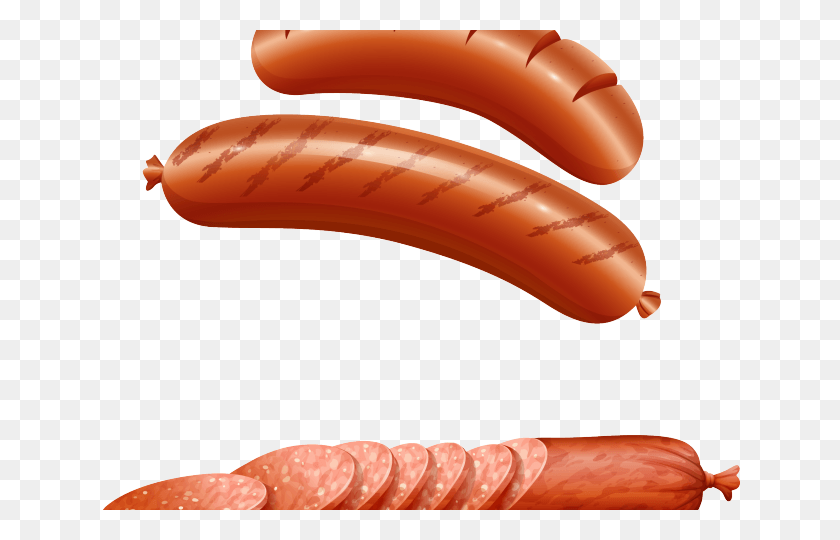 640x480 Sausage Clipart Breakfast Sausages Clipart, Hot Dog, Food HD PNG Download