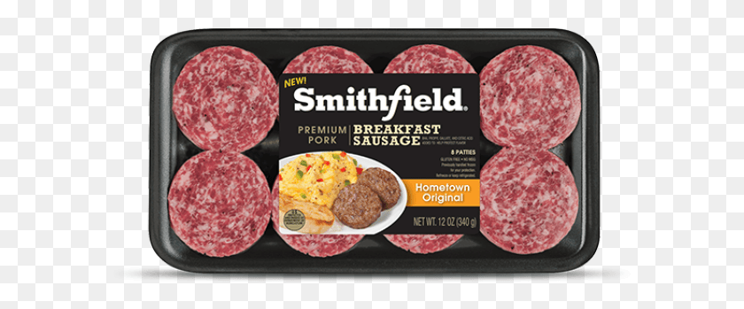 585x289 Sausage Clipart Sausage Patty Smithfield Breakfast Sausage Patties, Food, Meatball, Pork HD PNG Download