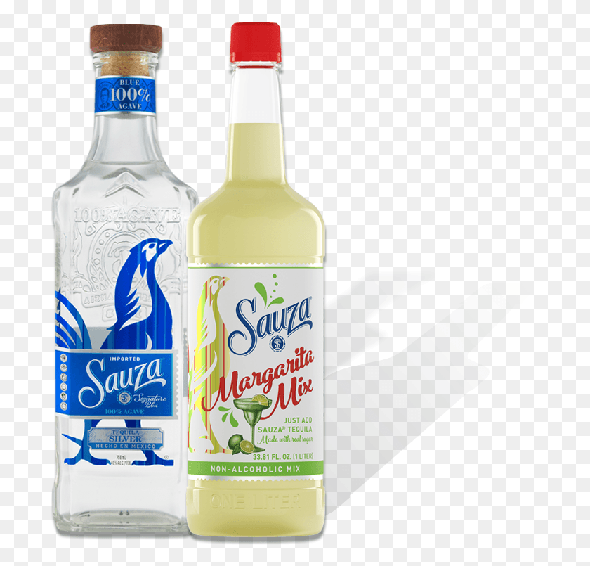 698x745 Sauza Signature Blue Tequila, Liquor, Alcohol, Beverage HD PNG Download