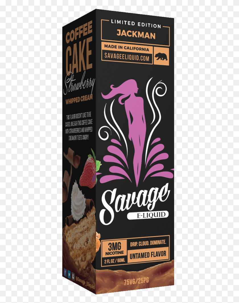 407x1003 Savage E Liquid Jackman Savage E Liquid, Poster, Advertisement, Flyer HD PNG Download