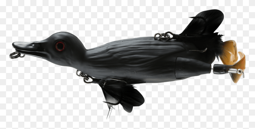 1754x820 Savage Gear Suicide Duck Black, Птица, Животное, Морская Жизнь Hd Png Скачать