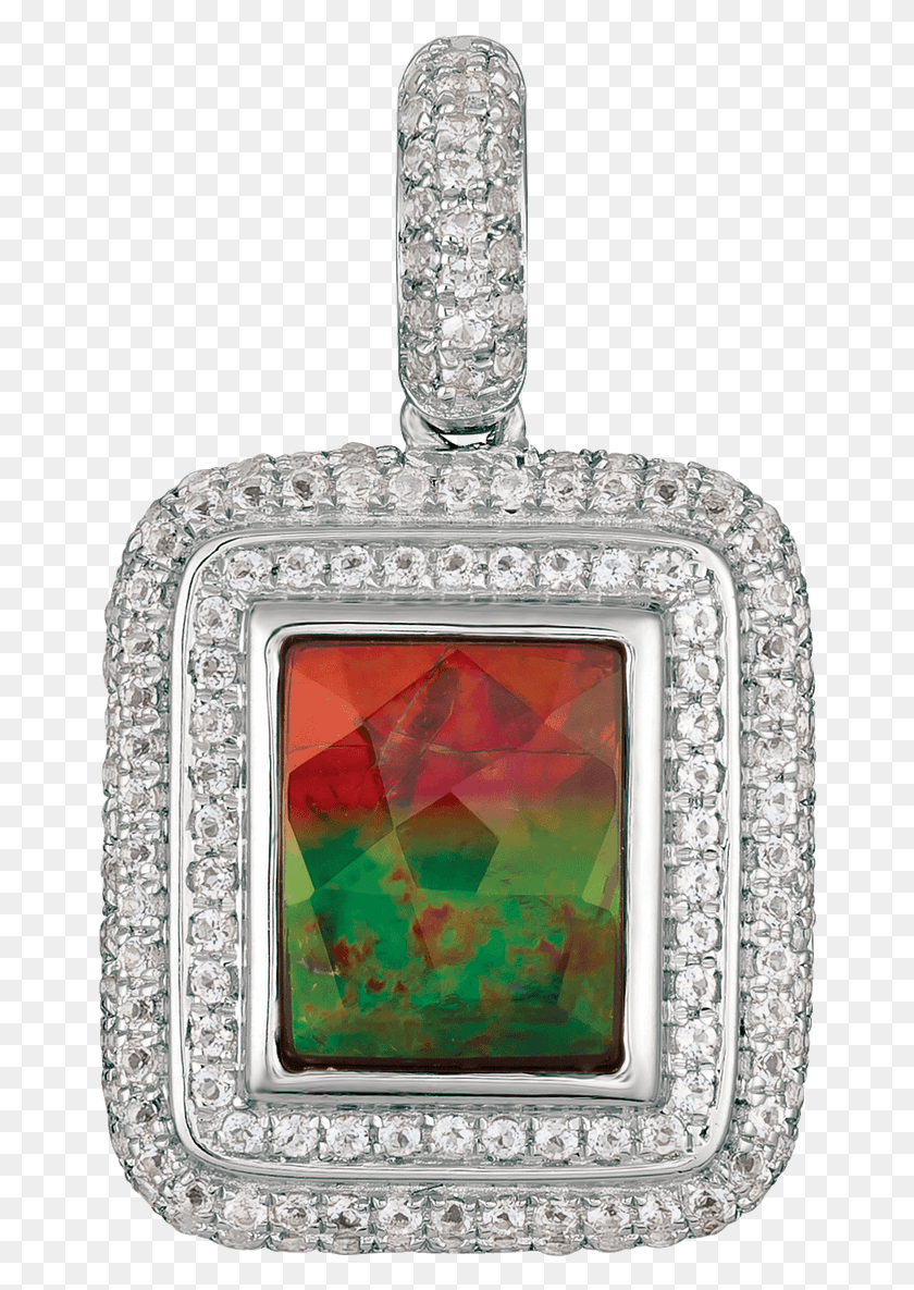 662x1125 Savannah Sterling Silver Topaz Pendant By Korite Ammolite Locket, Accessories, Accessory, Crystal HD PNG Download