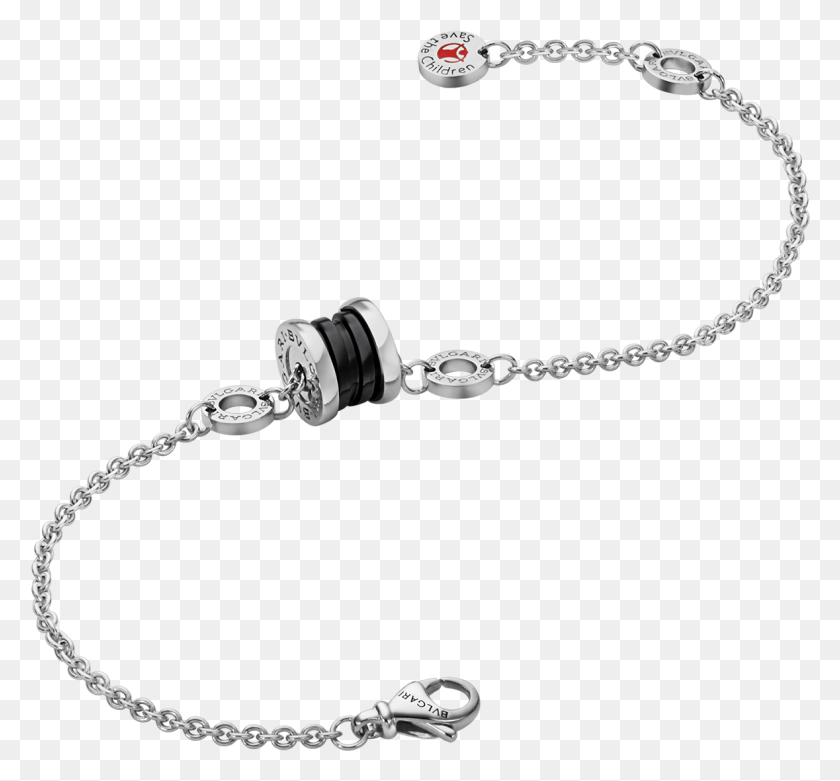 1179x1090 Save The Children Bracelet In Sterling Silver And Black Bulgari Save The Children, Accessories, Accessory, Chain HD PNG Download