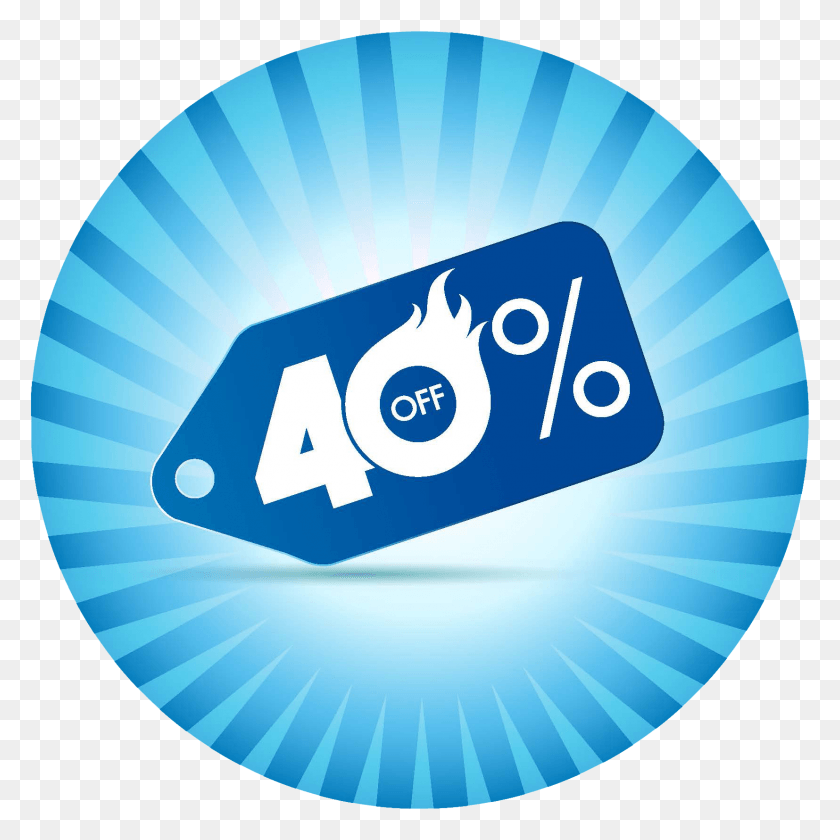 1654x1654 Save Up To 40 Off Retail Price 40 Off Sign Blue, Graphics, Text HD PNG Download