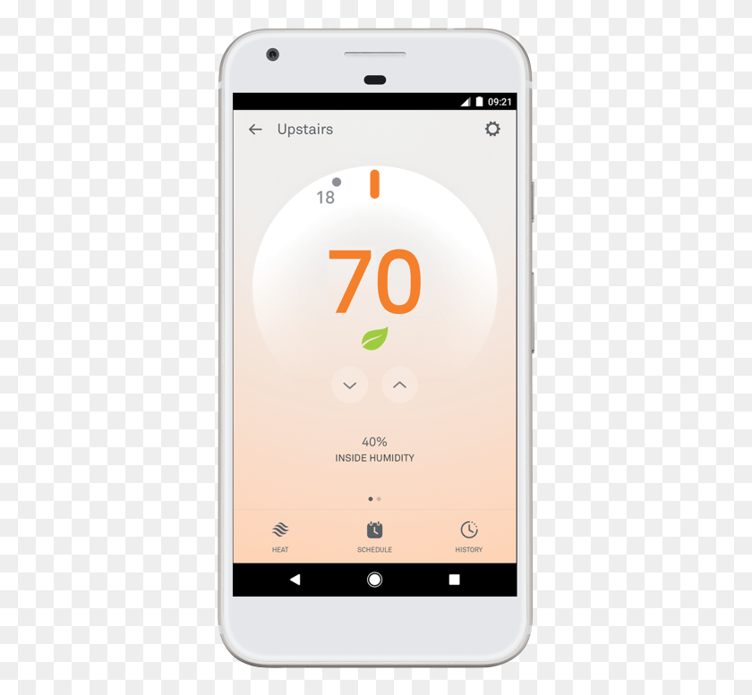 355x717 Saving Energy Is Easy With The Nest Thermostat E Iphone, Mobile Phone, Phone, Electronics HD PNG Download