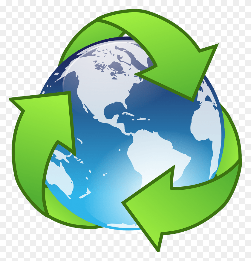 1231x1280 Saving The Earth Clipart, Recycling Symbol, Symbol HD PNG Download
