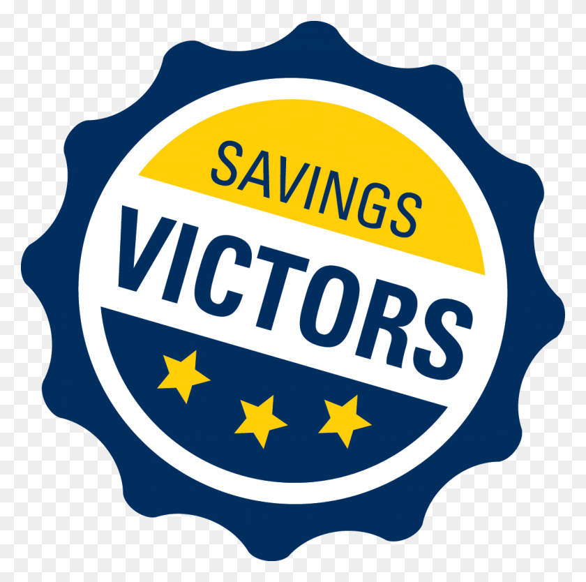 1098x1090 Savings Victors Badge, Label, Text, Logo HD PNG Download