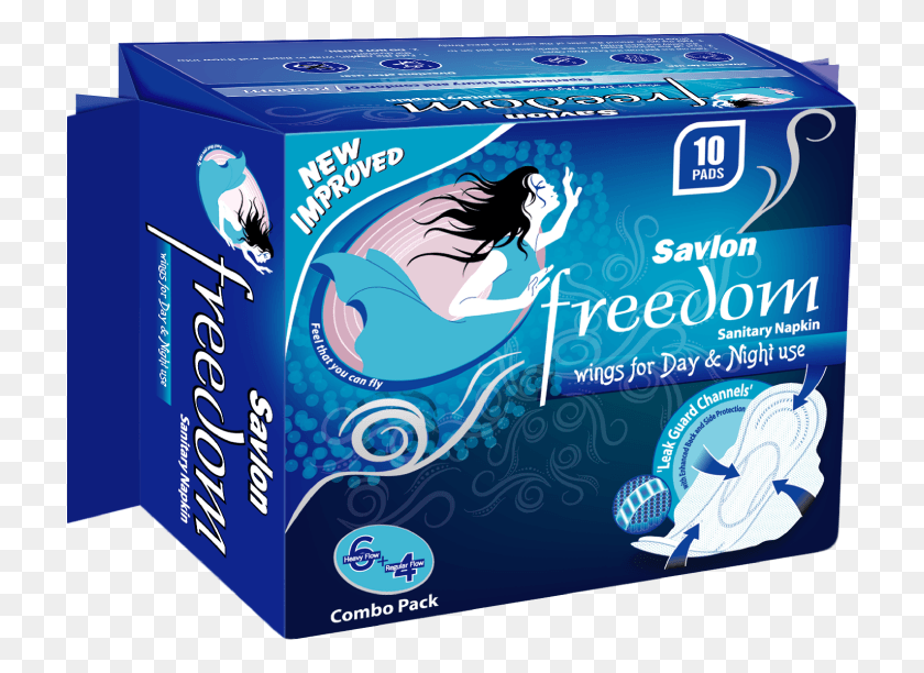 719x552 Savlon Freedom Wings Combo Pack Freedom Sanitary Napkin Price In Bangladesh, Bird, Animal, Text HD PNG Download