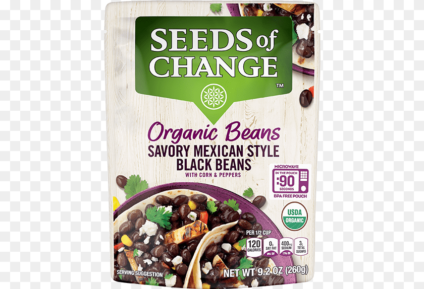 430x574 Savory Mexican Style Black Beans Seeds Of Change Beans, Advertisement, Poster, Food, Produce PNG