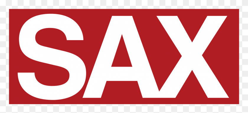 2341x971 Sax Logo Transparent Sax, Symbol, Logo, Trademark HD PNG Download