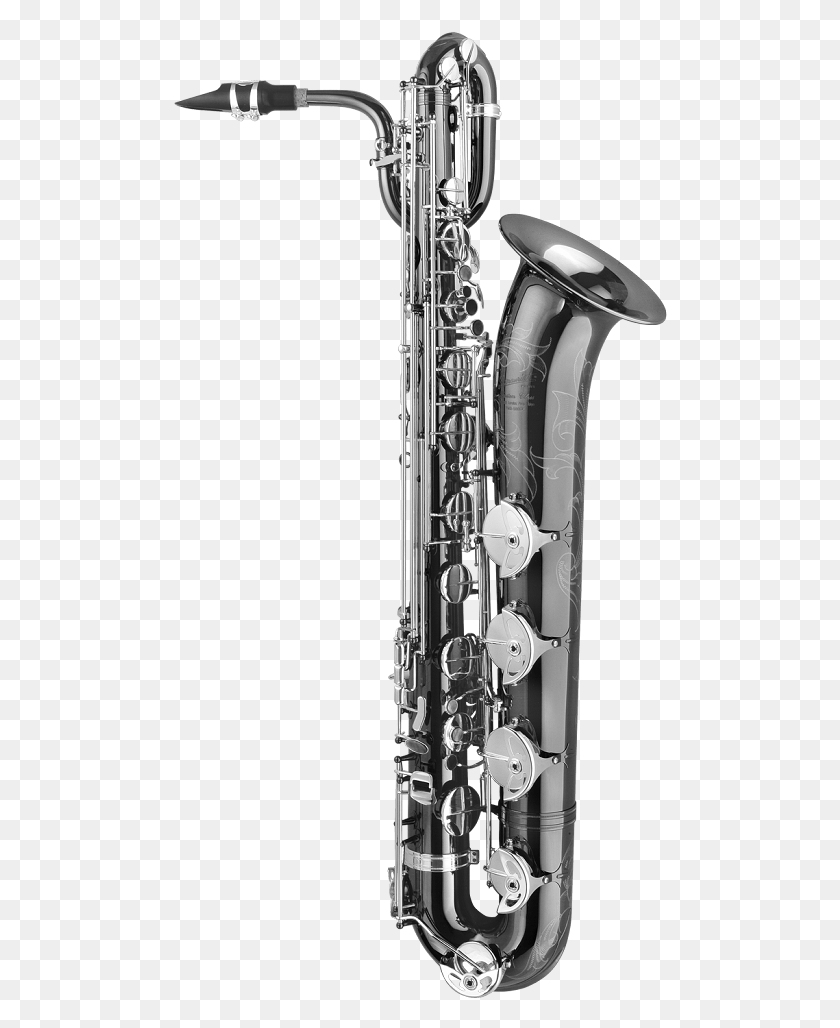 494x968 Saxophone Clipart Jpeg Black Nickel Baritone Saxophone, Leisure Activities, Musical Instrument, Shower Faucet HD PNG Download