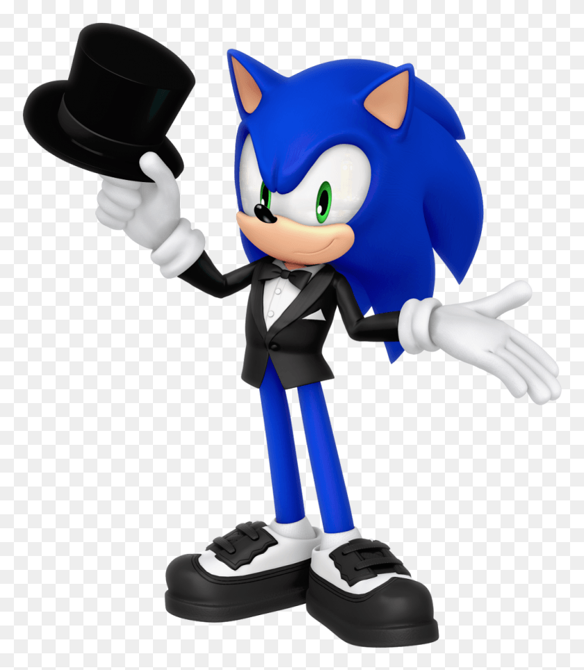 1019x1181 Say Hello To 2018 Happy New Years Everyone Tuxedo Sonic Tuxedo Sonic, Toy, Figurine, Clothing HD PNG Download