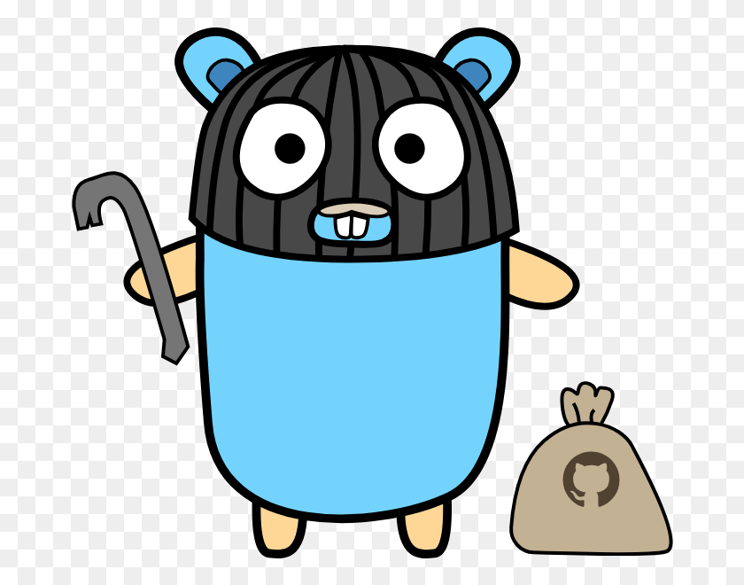 680x600 Say Hello To Gitrob Gopher Mascot Golang Gopher, Plant, Grain, Produce HD PNG Download