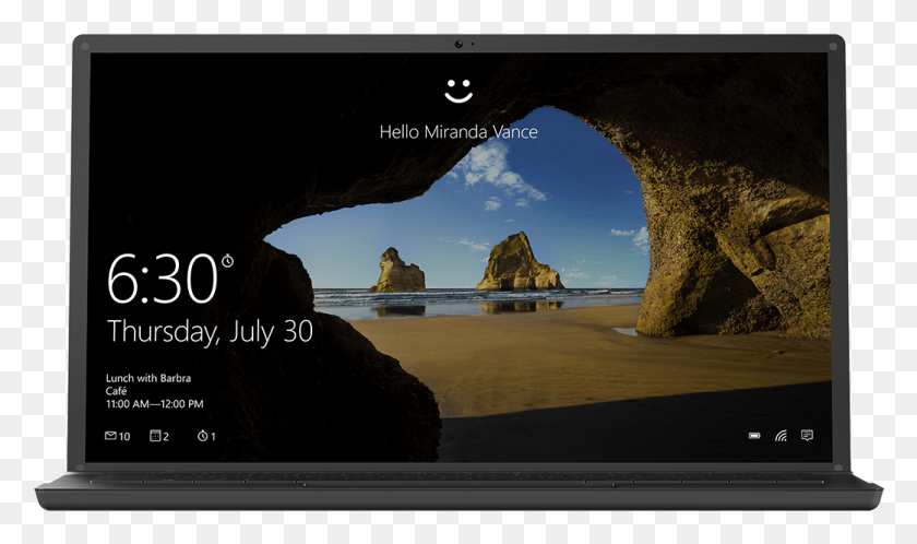 1042x586 Say Hello To Windows Hello On Windows Windows Hello For Business, Sea, Outdoors, Water HD PNG Download
