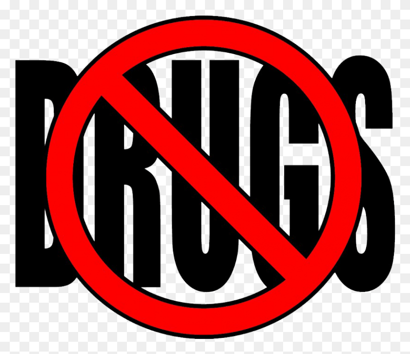 818x698 Say No To Drugs Anti Drug, Symbol, Road Sign, Sign HD PNG Download