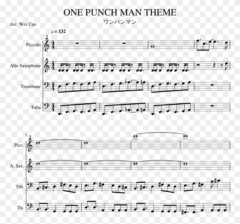 773x724 Say You Won T Let Go Trumpet Sheet Music, Gray, World Of Warcraft HD PNG Download