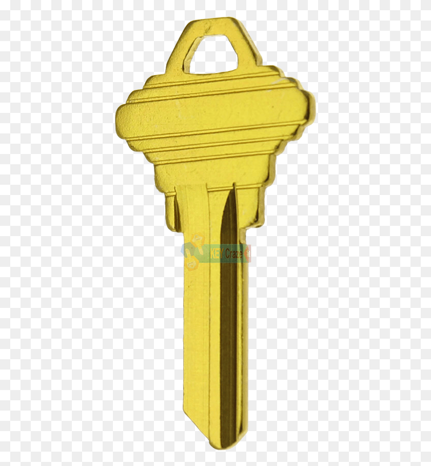 395x848 Sc1 Titanium Yellow House Key Sc1 Titanium Yellow Brass, Architecture, Building, Pillar HD PNG Download
