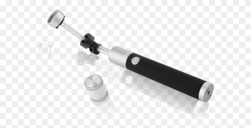 595x370 Scalable Baton Selfie Stick With Fill Light Butane Torch, Tool, Gun, Weapon HD PNG Download