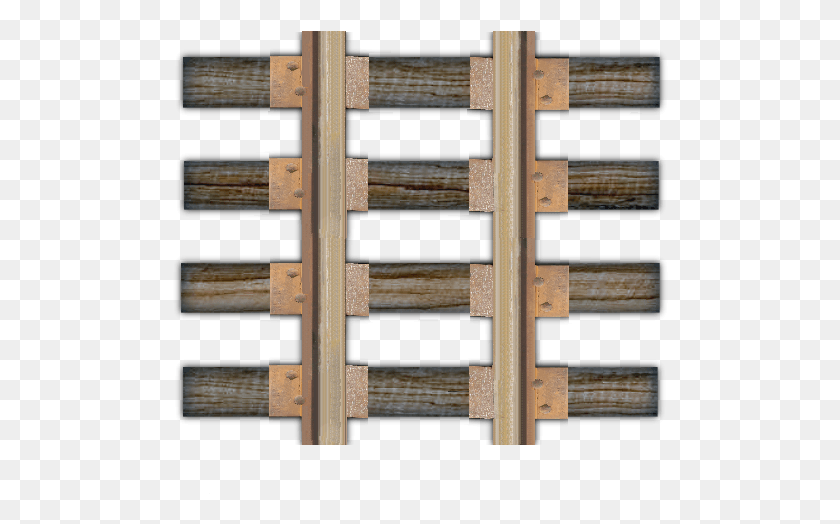 496x464 Scaled Railroad Track I Took Pictures Of Section Of Train Track Texture, Wood, Plywood, Tabletop HD PNG Download