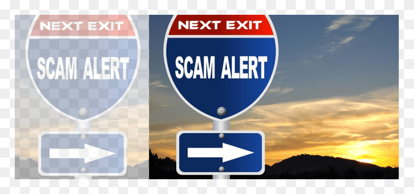 885x380 Scam Alert Sign For Slider 885380 Road To Success Sign, Symbol, Road Sign, Advertisement HD PNG Download