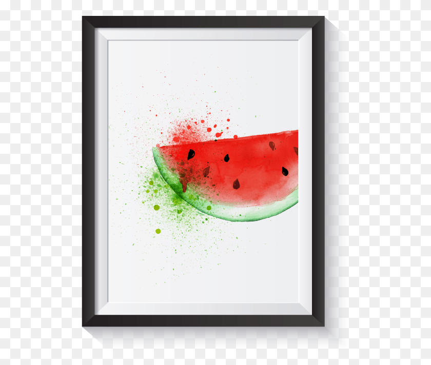 523x652 Scandi Water Colour Watermelon Minimal Nordic Print Watermelon, Plant, Fruit, Food HD PNG Download