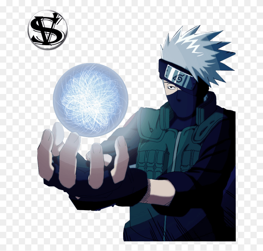 667x741 Scanlines And 1 Without Please Kakashi Rasengan, Person, Human, Hand HD PNG Download